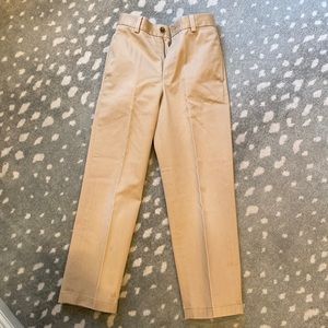 Exceptional quality Brooks Brothers boys 8 classic khaki w/ reinforced seams
